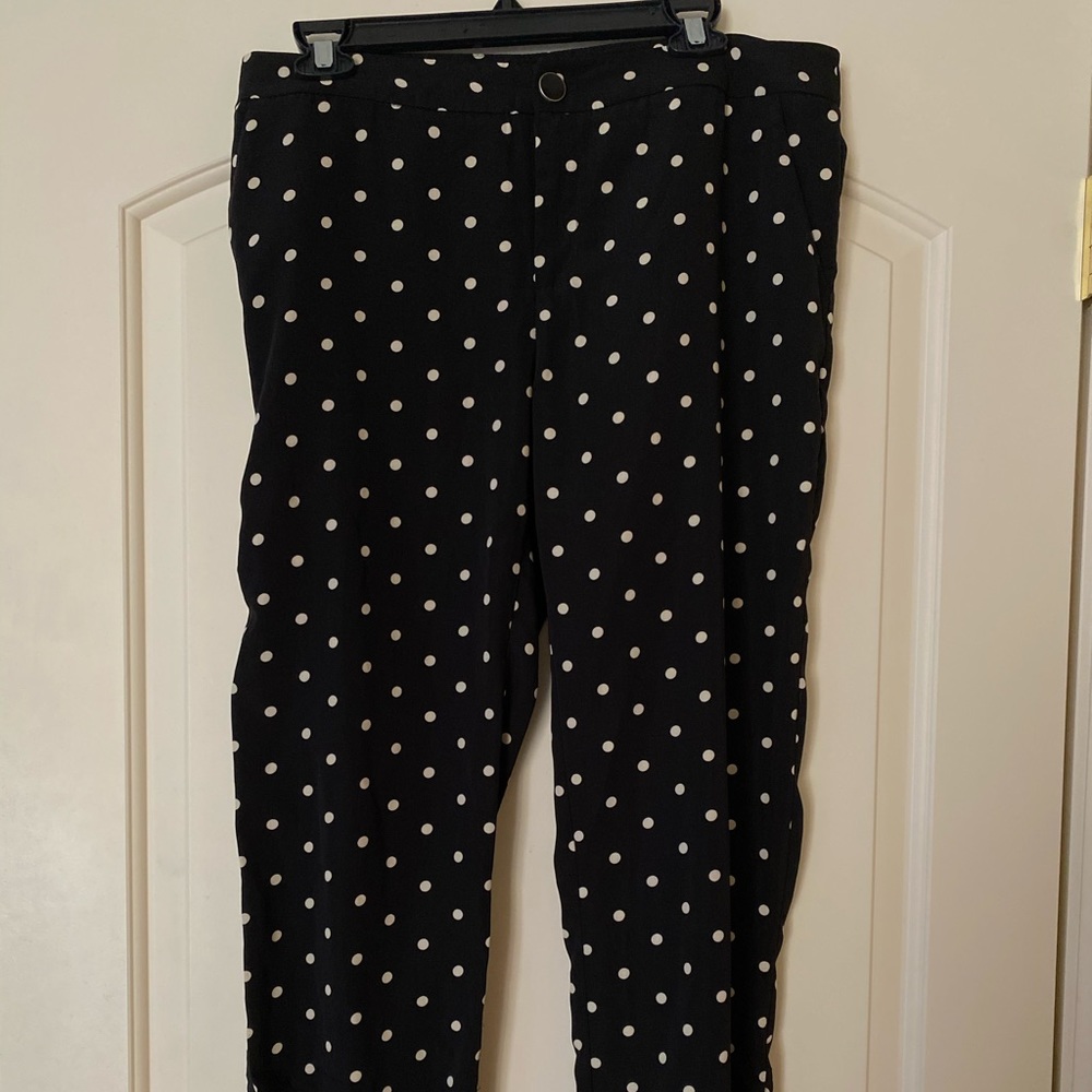 Forever 21 polka dot printed Pants